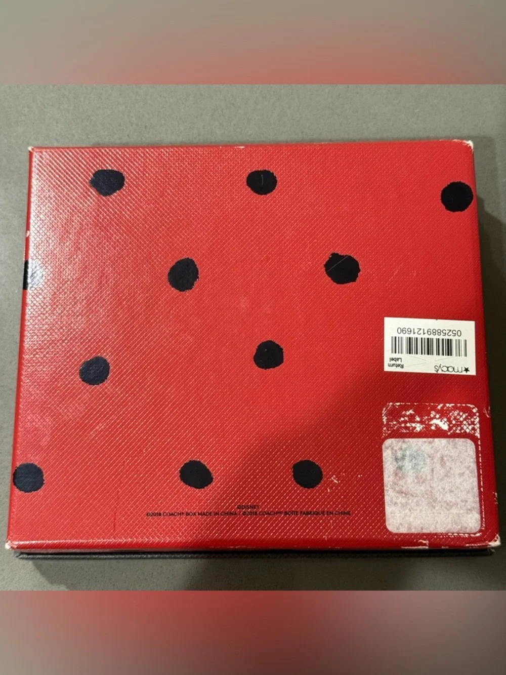 Disney x Coach Boxed Minnie Mouse Coin Case